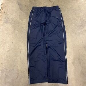 Vintage Y2K baggy Nike‎ striped blue skater track pants